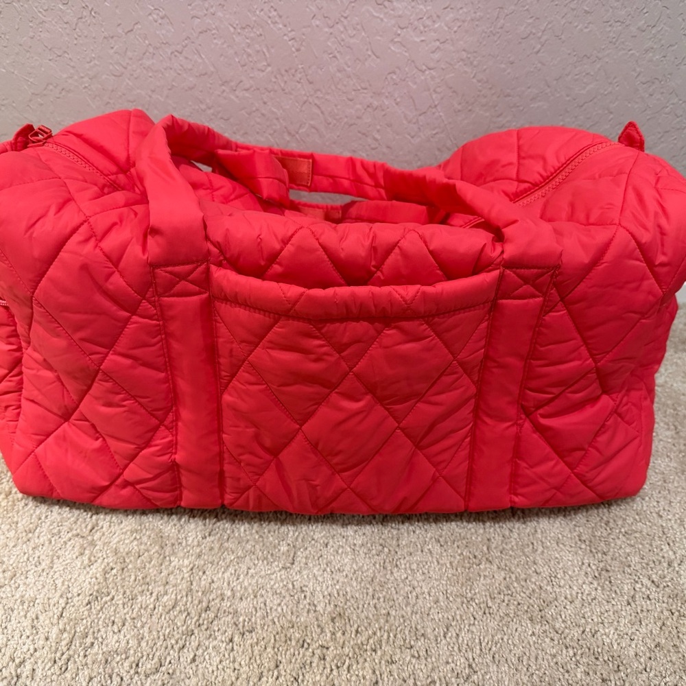 Vera Bradley - large duffle - Quilted Bright Orange-
